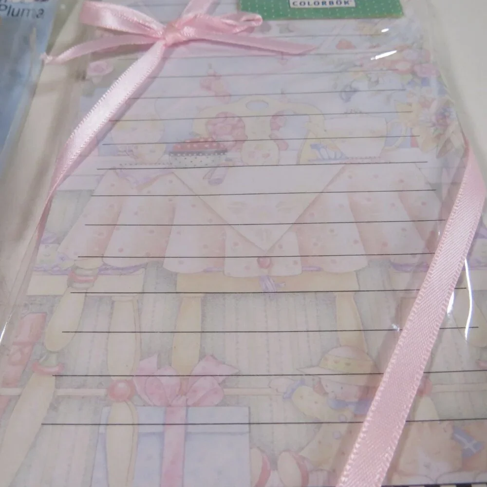 Mary Engelbreit Tea Party Note Pad with Magnet & Ergonomic Ink Pen Studio 18